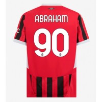 AC Milan Tammy Abraham #90 Domáci futbalový dres 2024-25 Krátky Rukáv